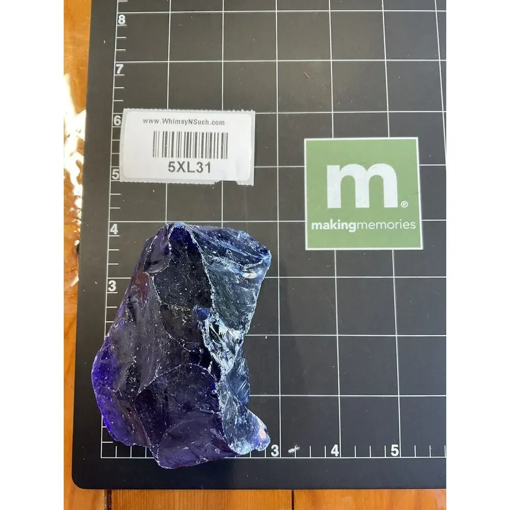 Cobalt Translucent Art Glass Cullet Slag Glass‎ #5XL31